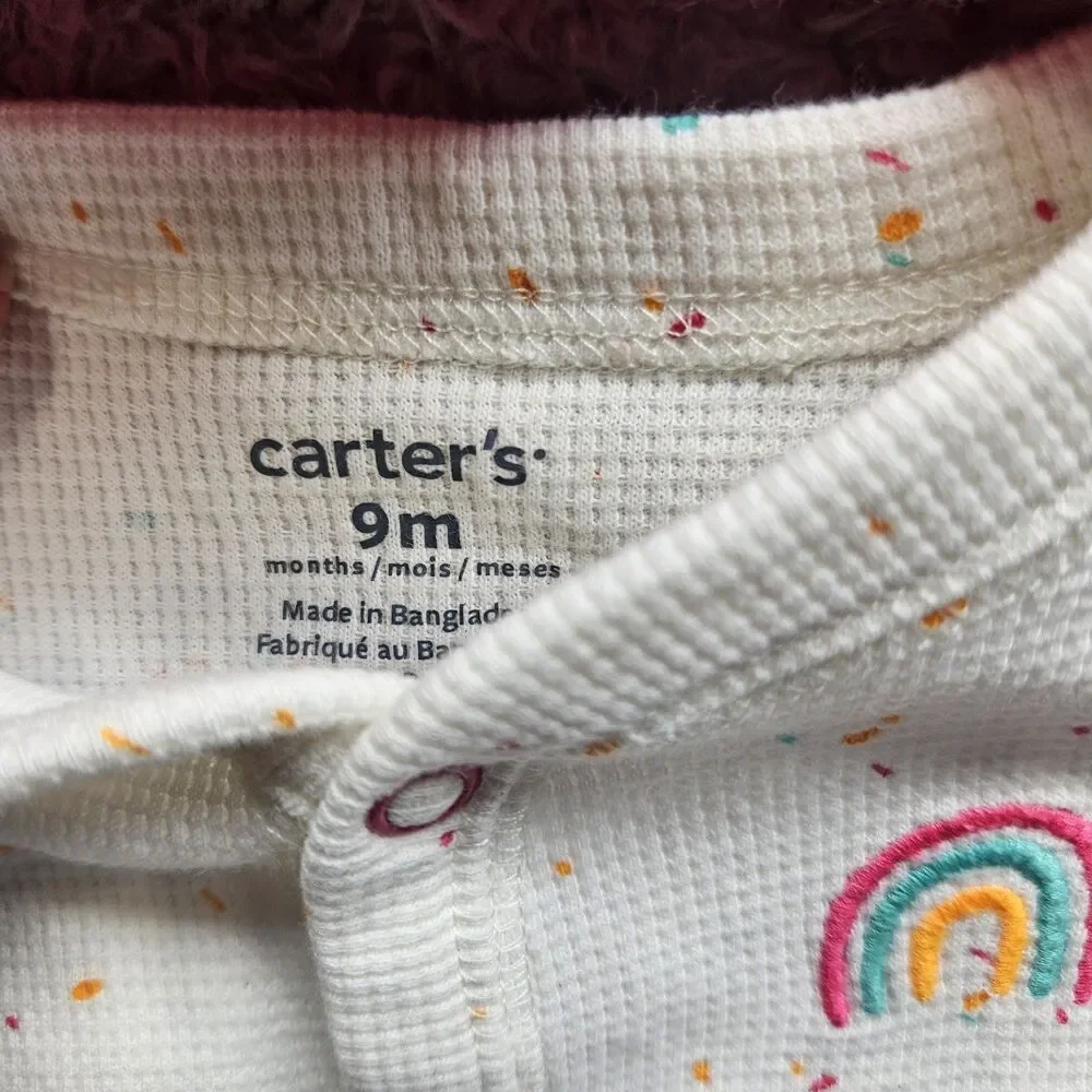 Carters Baby Girl Clothing Bundle Size 9 Months Spring Outfit Casual Comfort
